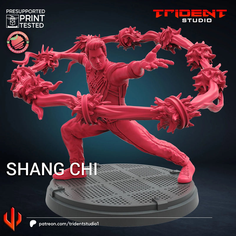 Shang Chi Marvel MCP-compatible 40mm resin proxy miniature by Trident Miniatures - product image 2