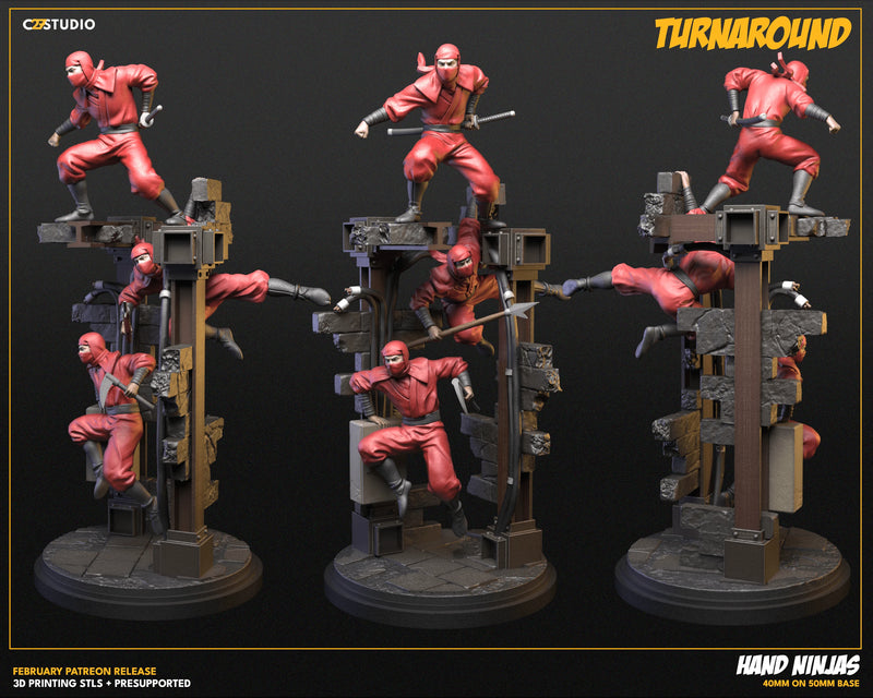 Hand NInjas Marvel MCP-compatible resin miniature by C27 Studios - product image 2