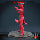 Mystique Marvel MCP-compatible 40mm resin proxy miniature by Trident Miniatures - product image 2