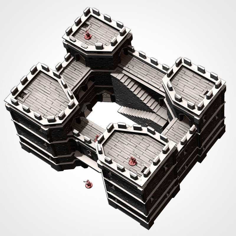 Castle / Stronghold 3D printed terrain view 2