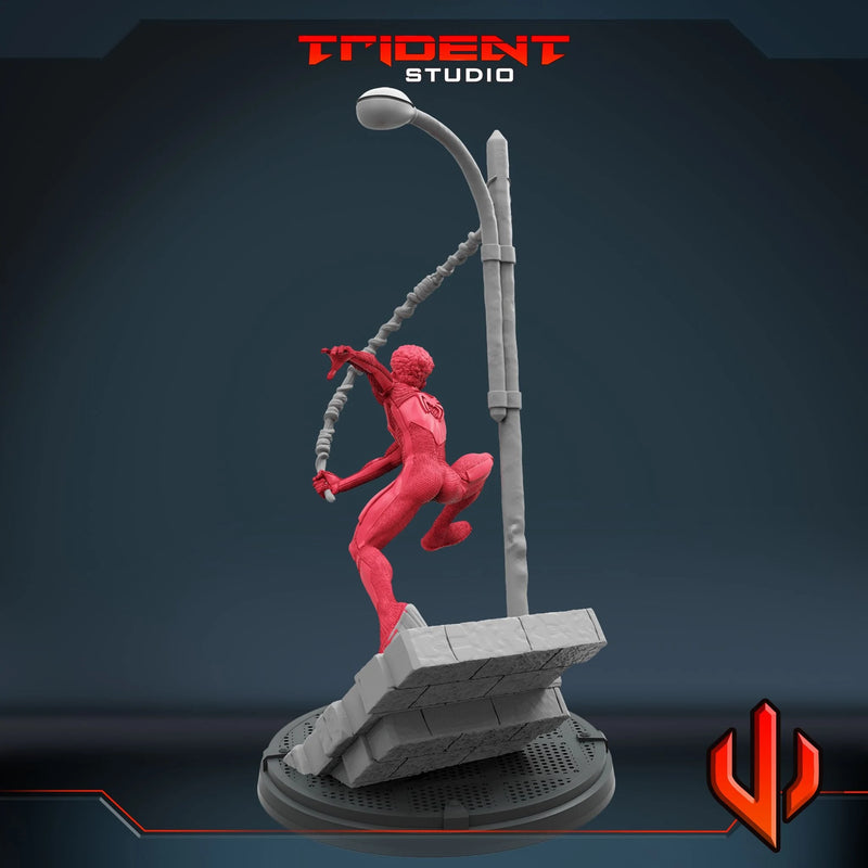 Teenage Spider-Man Unmasked Marvel MCP-compatible 40mm resin proxy miniature by Trident Miniatures - product image 2