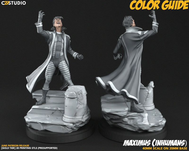 Maximus Marvel MCP-compatible resin miniature by C27 Studios - product image 2
