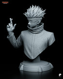 Satoru Gojo Resin Statue & Bust - Bust view 2