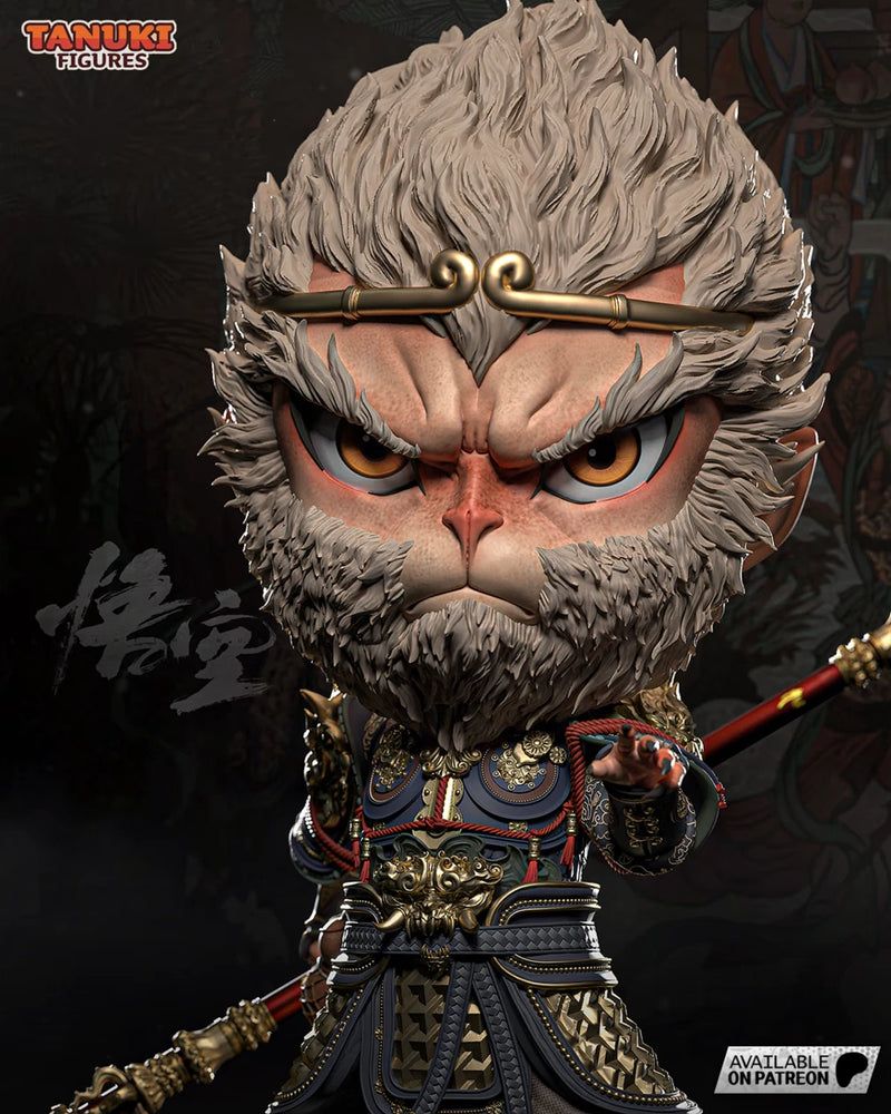 Black Myth Wukong Chibi Resin Figure - Chibi view 2