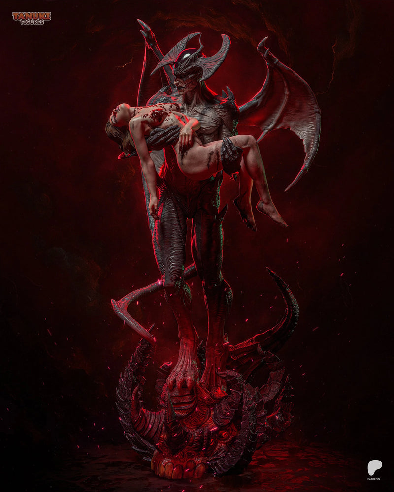 Devilman Resin Statue & Bust - Full Size view 2