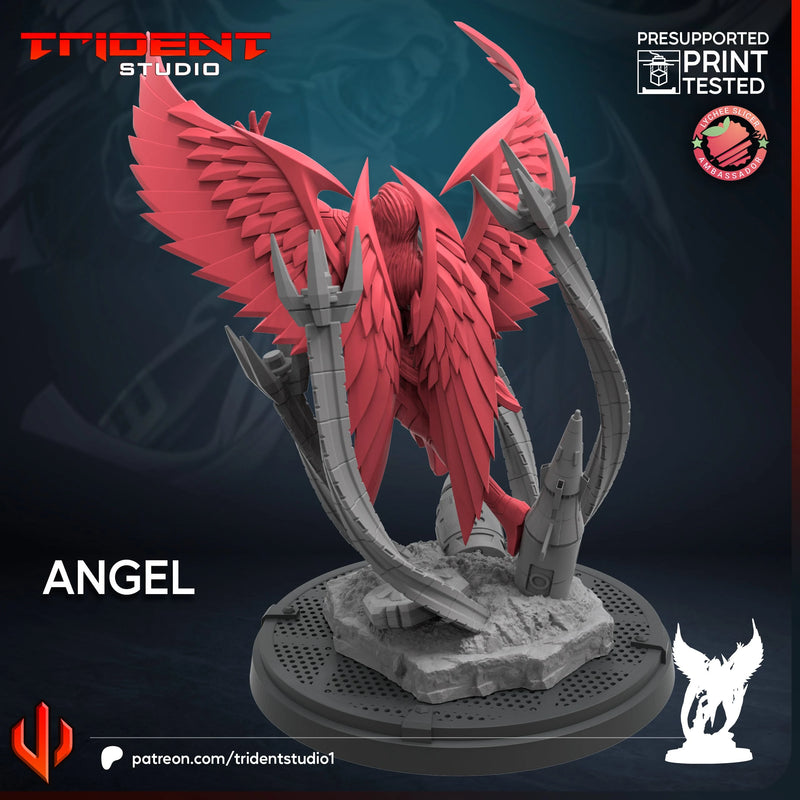 Angel Marvel MCP-compatible 40mm resin proxy miniature by Trident Miniatures - product image 2