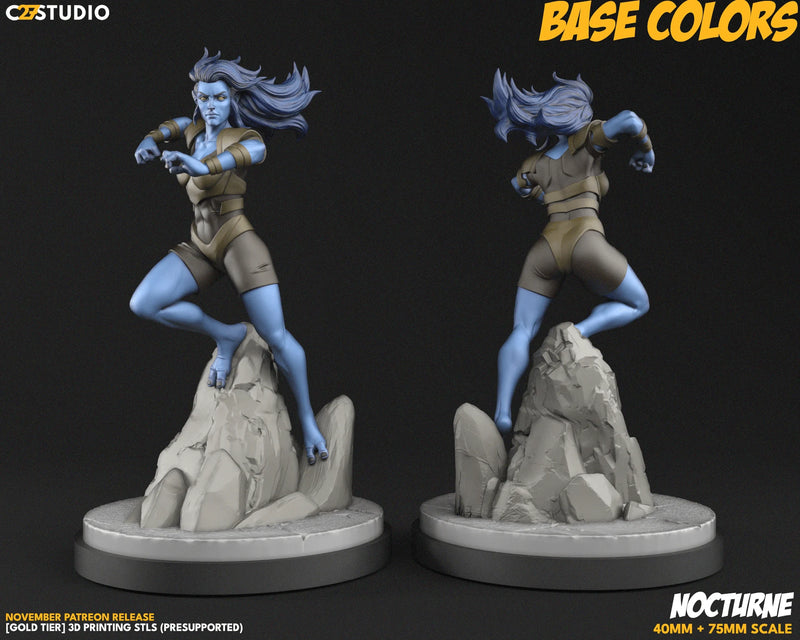 Nocturne Marvel MCP-compatible resin miniature by C27 Studios - product image 2