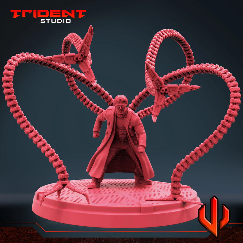 Doctor Octopus Marvel MCP-compatible 40mm resin proxy miniature by Trident Miniatures - product image 2