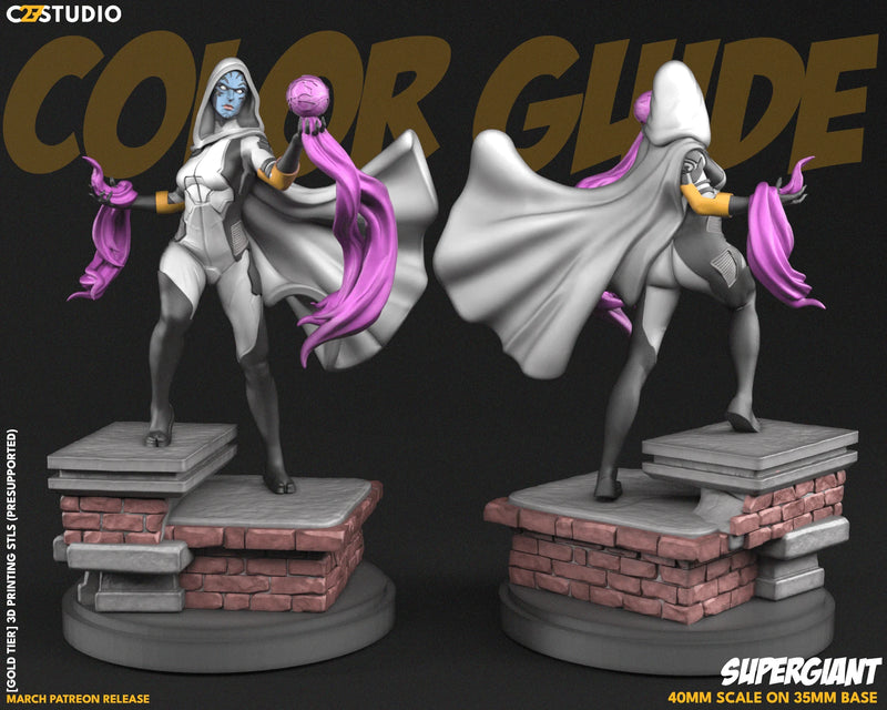 Supergiant Marvel MCP-compatible resin miniature by C27 Studios - product image 2