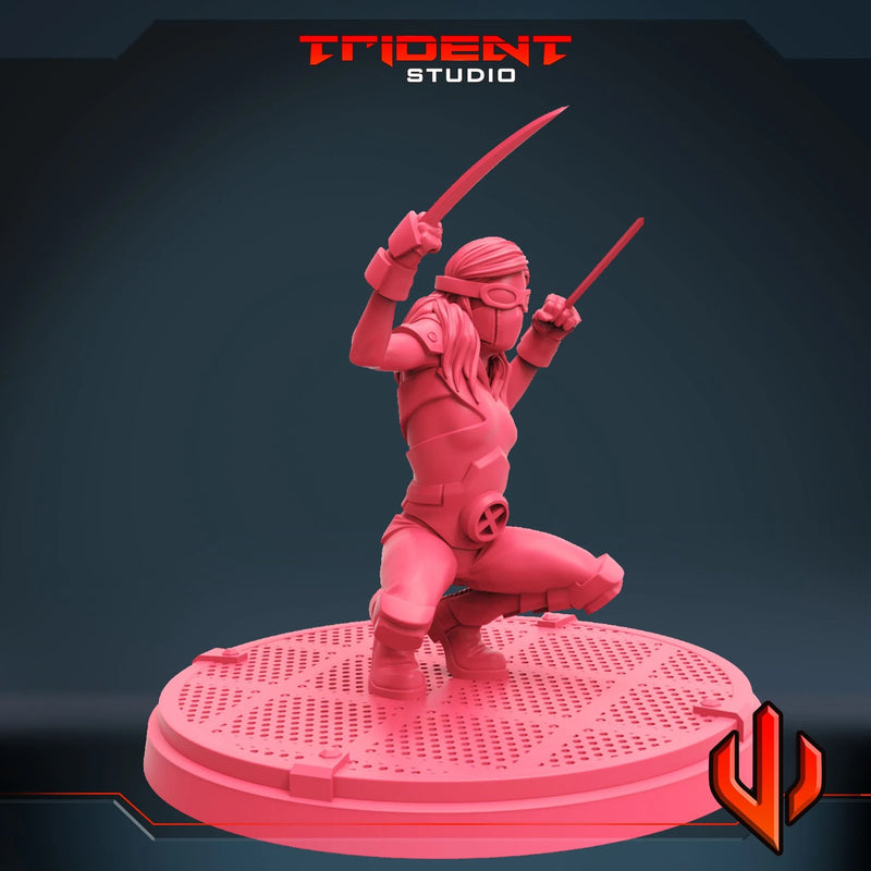 Honey Badger - Sculpt B Marvel MCP-compatible 40mm resin proxy miniature by Trident Miniatures - product image 2