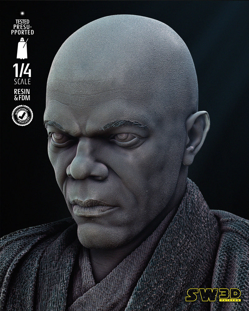 Mace Windu 2024 Bust Portrait