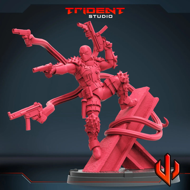 Agent Venom Marvel MCP-compatible 40mm resin proxy miniature by Trident Miniatures - product image 2