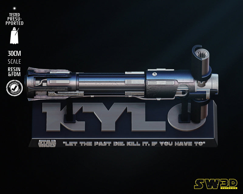 Kylo Ren Lightsaber Sculpture