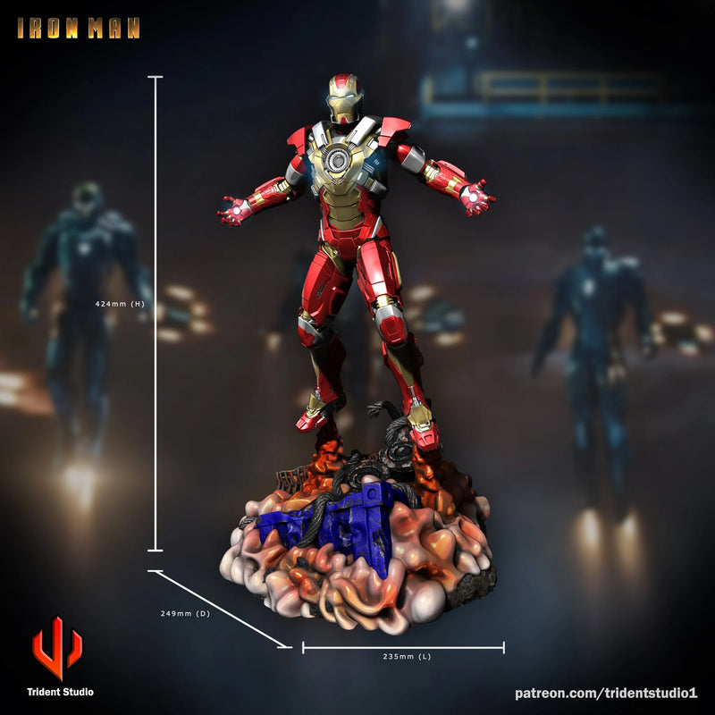 Iron Man MK17 Marvel resin statue by Trident Miniatures - product image 2