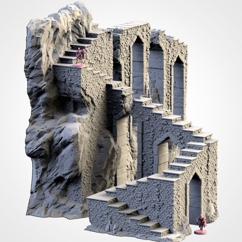 Dwarven Mines 3D printed terrain view 2