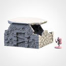 Abandoned Town 3D printed terrain view 2