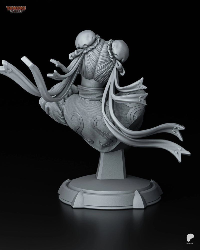 Chun-Li Resin Statue & Bust - Bust view 2