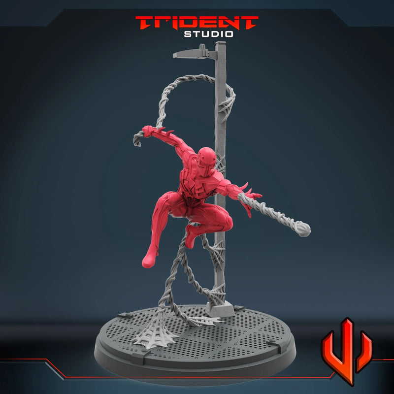 Spider-Man Darksuit Marvel MCP-compatible 40mm resin proxy miniature by Trident Miniatures - product image 2
