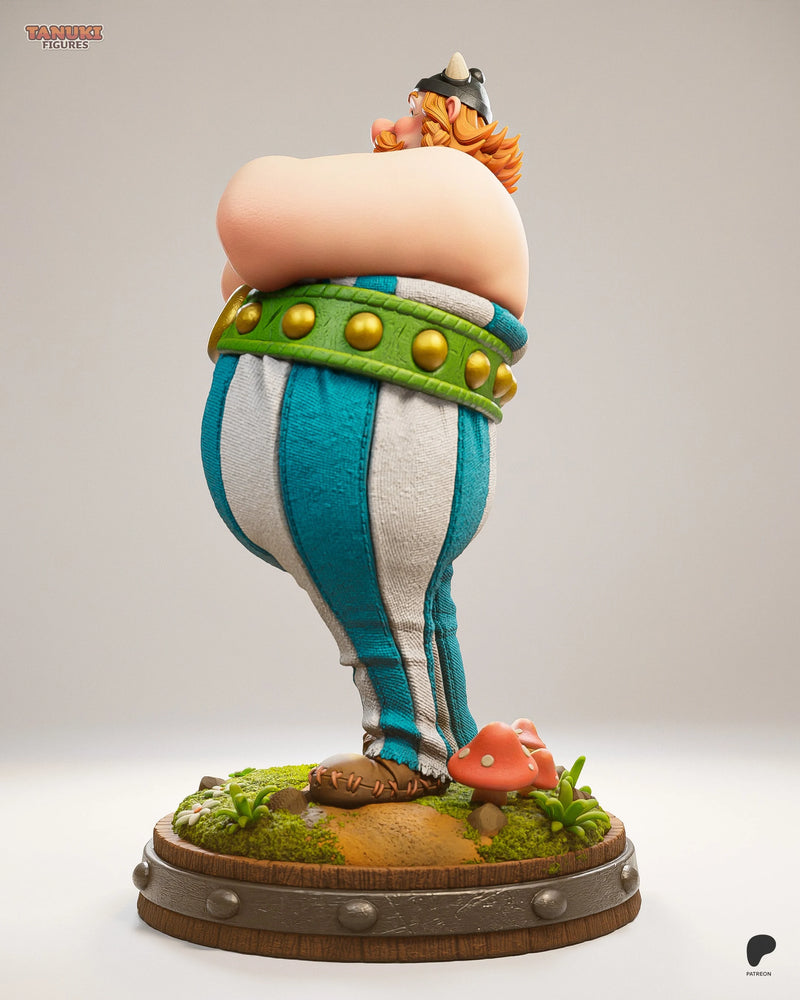 Obelix Toon Resin Figure - Toon view 2