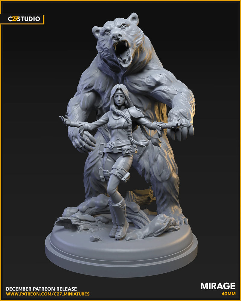 Mirage Marvel MCP-compatible resin miniature by C27 Studios - product image 2