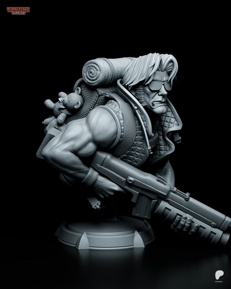 Tarma Roving Resin Statue & Bust - Bust view 2
