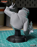 Itadori/Sukuna Resin Statue & Bust - Bust view 2