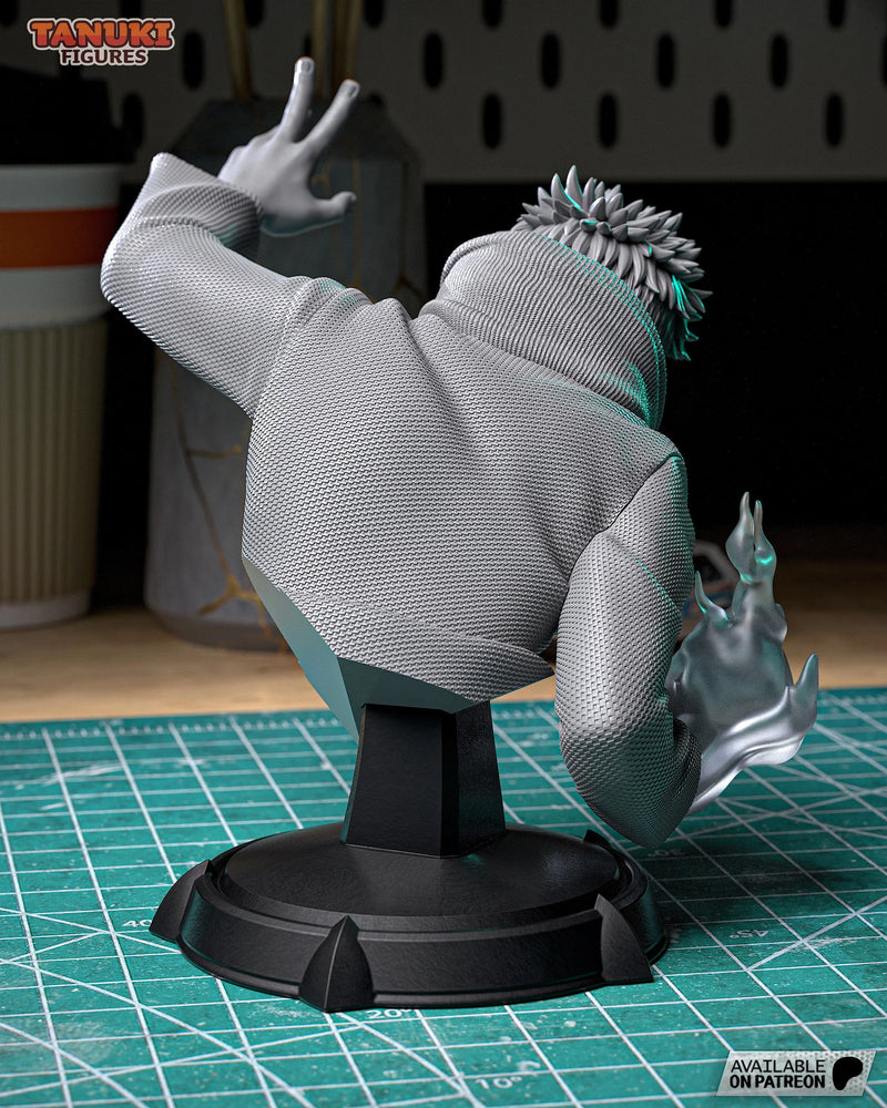Itadori/Sukuna Resin Statue & Bust - Bust view 2