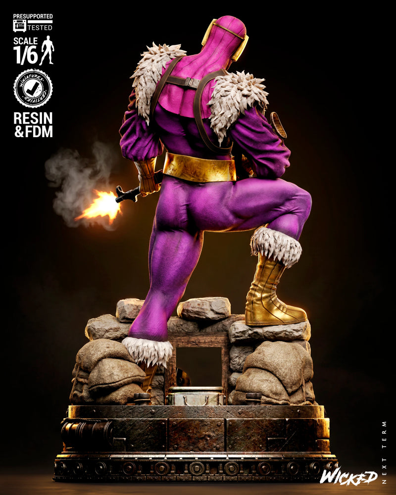 Baron Sculpture resin statue kit view 2