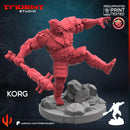 Korg Marvel MCP-compatible 40mm resin proxy miniature by Trident Miniatures - product image 2