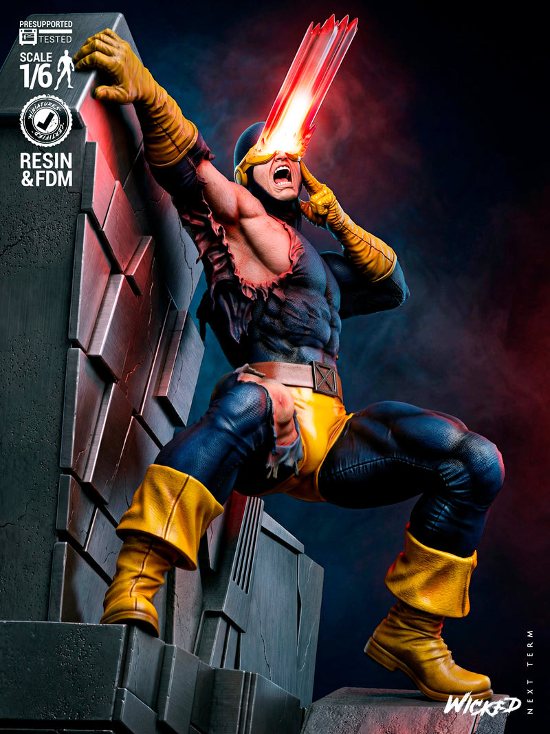 Cyclops Sculpture resin statue kit view 2
