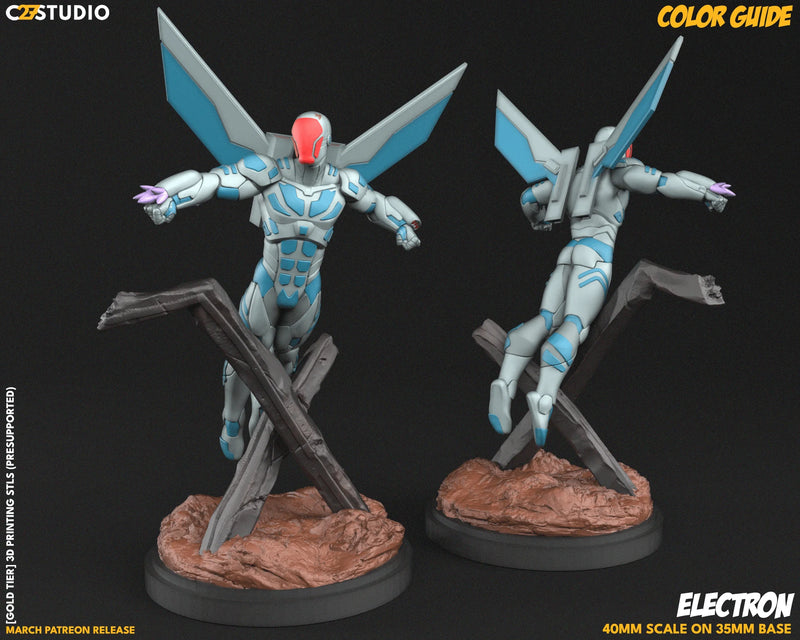 Mach-X Marvel MCP-compatible resin miniature by C27 Studios - product image 2