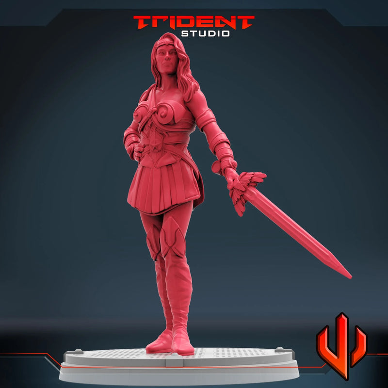 Queen Maeve The Boys MCP-compatible 40mm resin proxy miniature by Trident Miniatures - product image 2