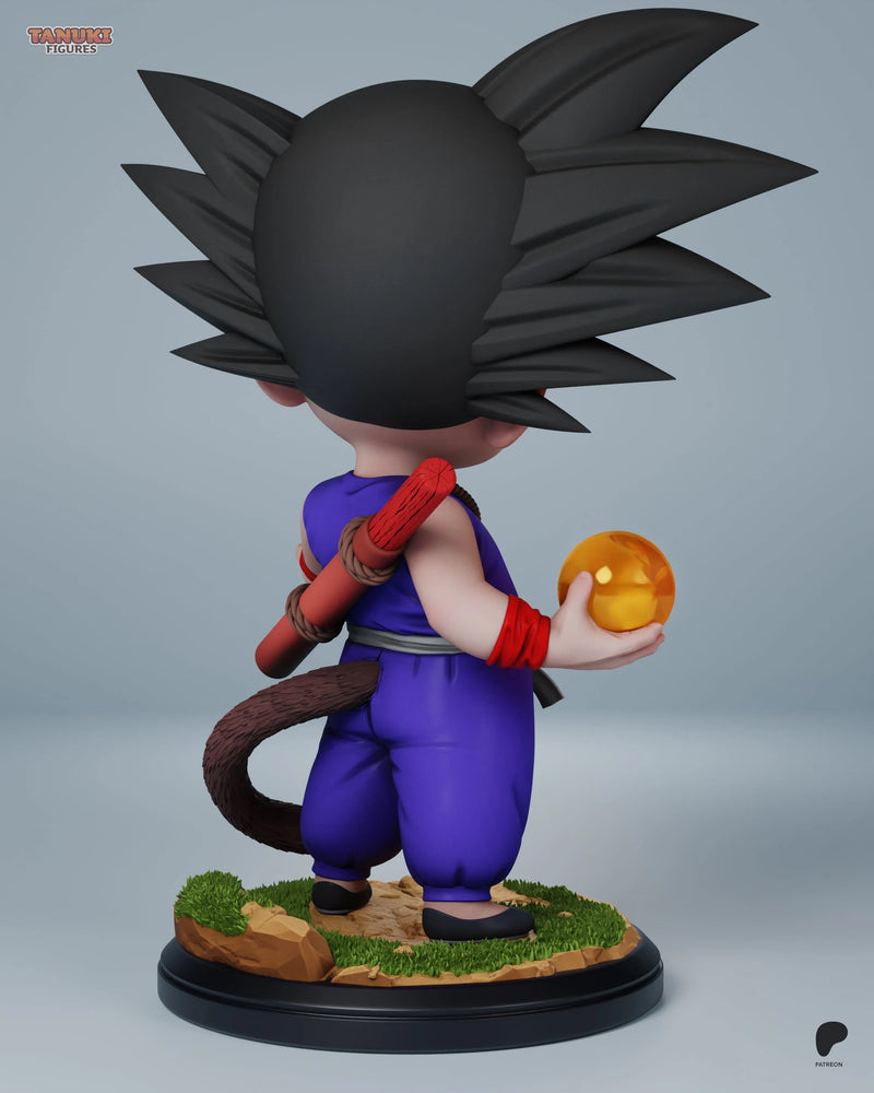 Goku Chibi Resin Figure - Chibi view 2