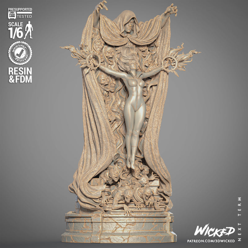 Cloak and Dagger Diorama resin diorama kit view 2