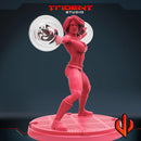 Invisible Woman Marvel MCP-compatible 40mm resin proxy miniature by Trident Miniatures - product image 2