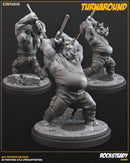 Rocksteady TMNT MCP-compatible resin miniature by C27 Studios - product image 2