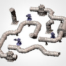 Modular Pipes 3D printed terrain view 2