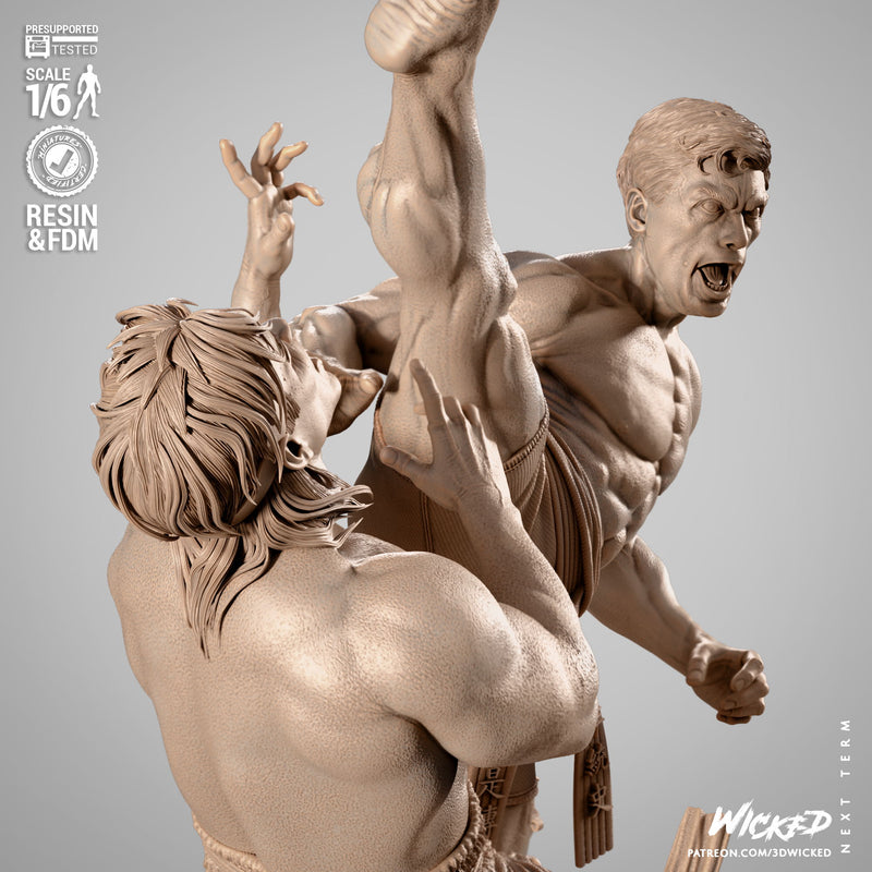 Bloodsport Diorama resin diorama kit view 2