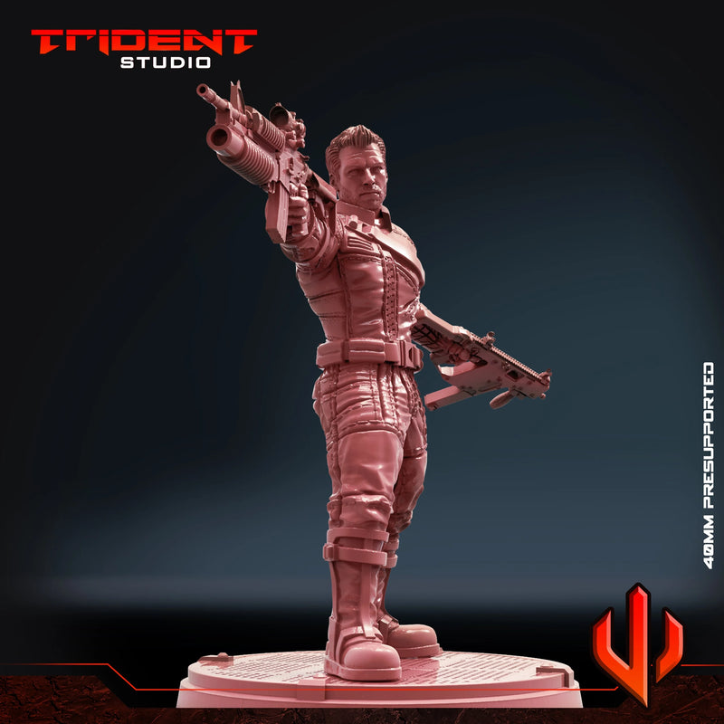 Winter Soldier 2021 - Sculpt A Marvel MCP-compatible 40mm resin proxy miniature by Trident Miniatures - product image 2