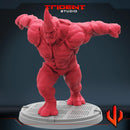 Rhino Marvel MCP-compatible 40mm resin proxy miniature by Trident Miniatures - product image 2