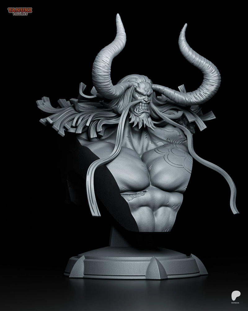 Kaido Resin Statue & Bust - Bust view 2