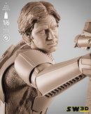 SW3D November 2025 Term Han Solo Stormtrooper Sculpture