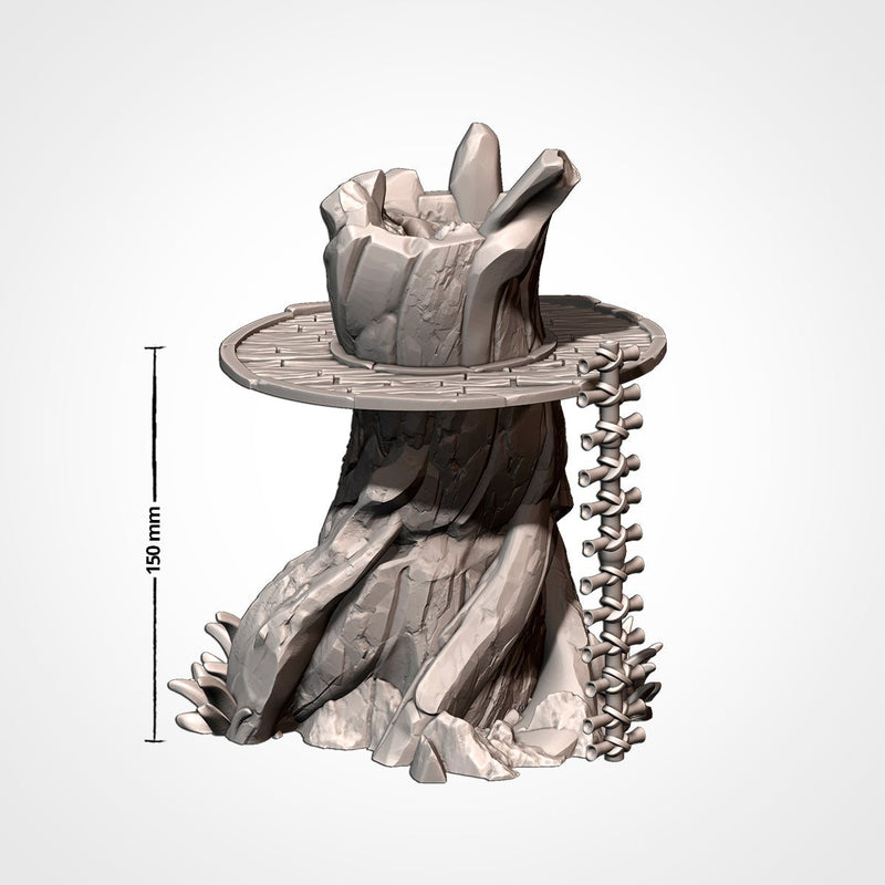 Modular Giant Trees 3D printed terrain view 2
