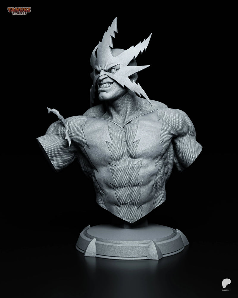 Electro Resin Statue & Bust - Bust view 2