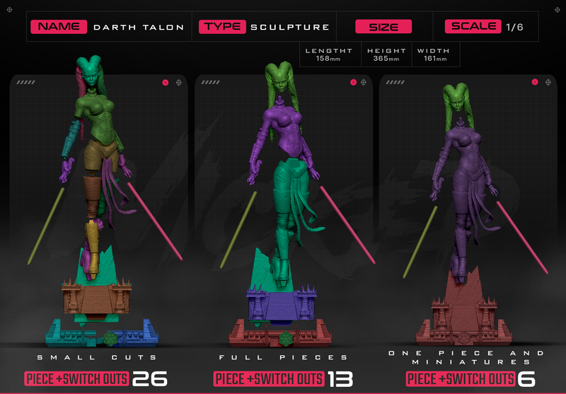 Darth Talon Sculpture