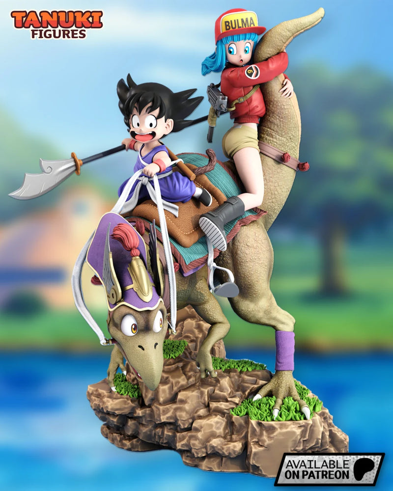 Goku and Bulma Resin Diorama - Diorama view 2