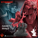 Gambit Rivals Marvel MCP-compatible 40mm resin proxy miniature by Trident Miniatures - product image 2