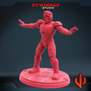 Superior Iron Man - Sculpt A Marvel MCP-compatible 40mm resin proxy miniature by Trident Miniatures - product image 2