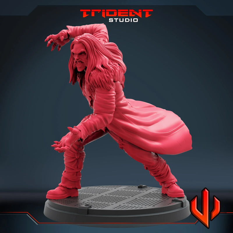 Sabertooth X-Men 2000 Movie Marvel MCP-compatible 40mm resin proxy miniature by Trident Miniatures - product image 2