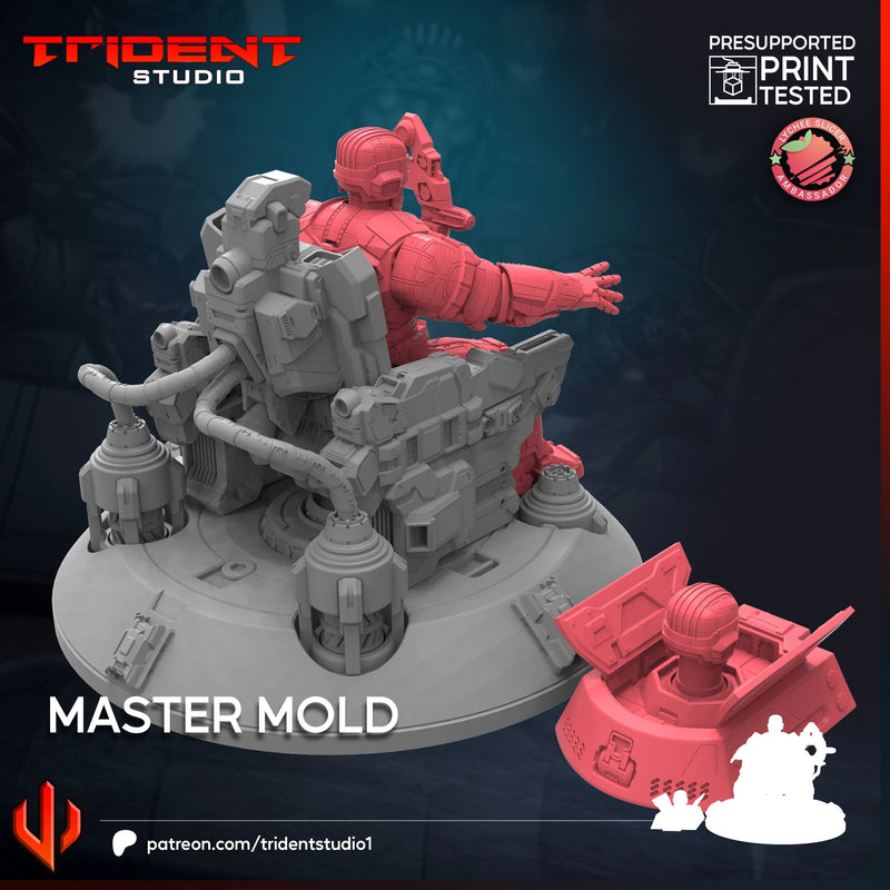 Master Mold Marvel MCP-compatible 40mm resin proxy miniature by Trident Miniatures - product image 2